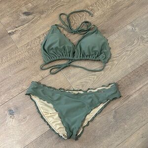 Luli fama Sage Ruffle Bikini